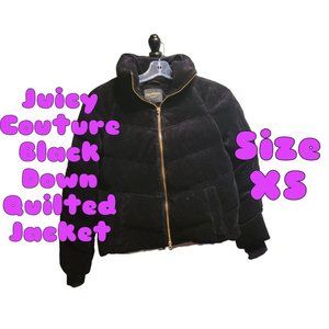 Clothing - Juicy Couture Black Puffer Jacket Size XS